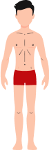 Exemplo de biotipo ectomorfo masculino